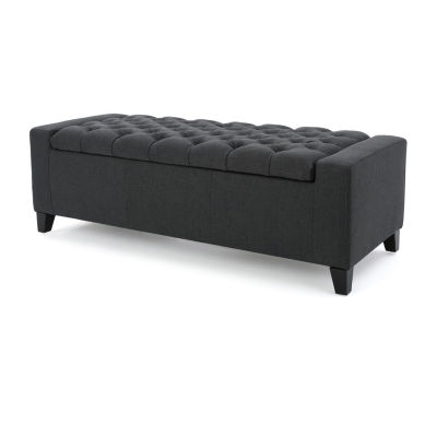 Hikaru Tufted Upholstered Ottoman
