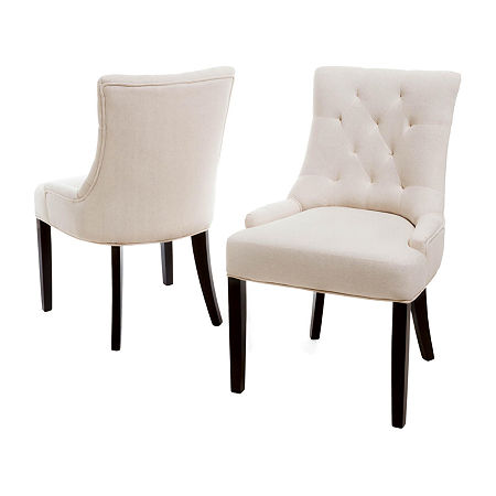 Hayden 2-pc. Tufted Dining Chair, One Size, Beige