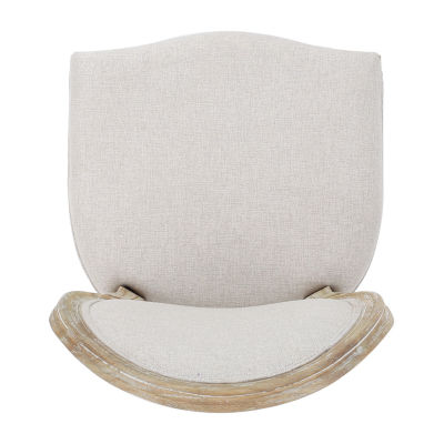 Phinnaeus Upholstered Dining Chair, Color: Beige Natural