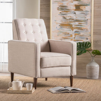 Mervynn Tufted Track-Arm Recliner