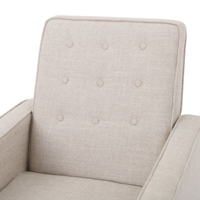 Mervynn Tufted Track-Arm Recliner