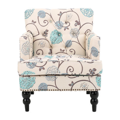 Harrison Tufted Upholstered Club Chair