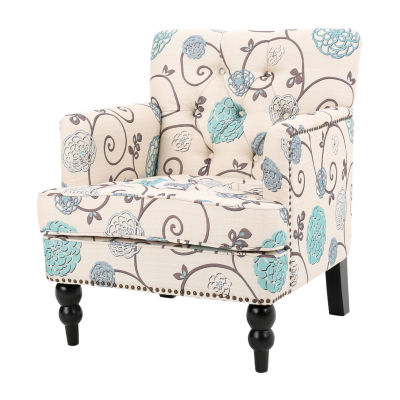 Harrison Tufted Upholstered Club Chair