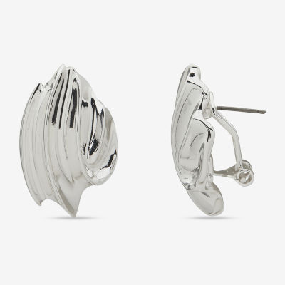 Worthington Silver Tone 27.9mm Stud Earrings