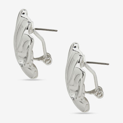 Worthington Silver Tone 27.9mm Stud Earrings