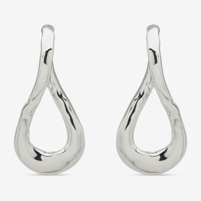 Worthington Silver Tone Drop Earrings