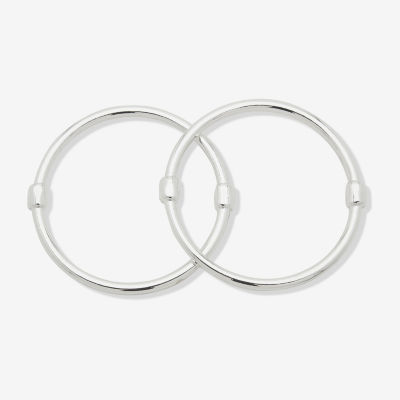 Worthington Silver Tone Womens 2-pc. Bracelet Set