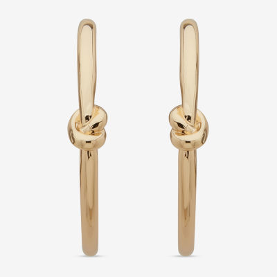 Worthington Gold Tone 45mm Hoop Earrings
