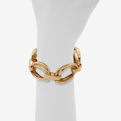 Worthington Gold Tone Gold Tone Link Bracelet