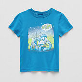 Okie Dokie Toddler & Little Boys Crew Neck Long Sleeve Graphic T-Shirt