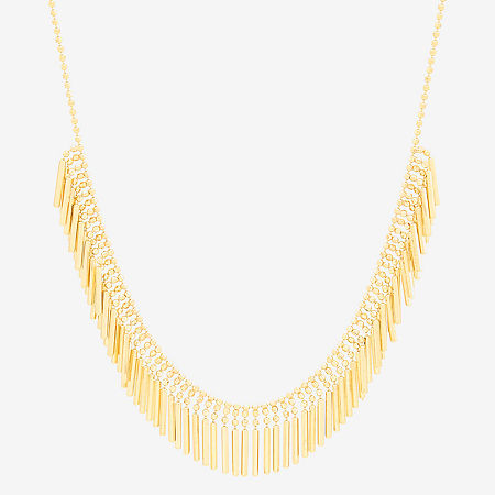 Womens 18 Inch 10K Gold Link Necklace, One Size