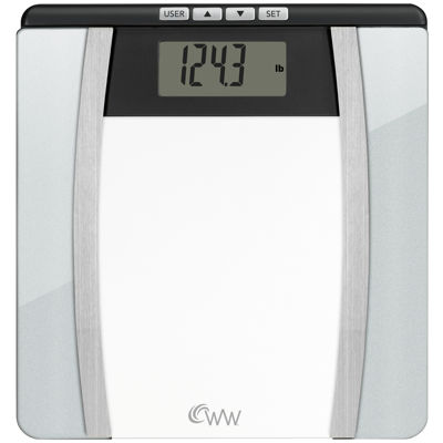 Weight Watchers® Body Analysis Scale, Color Clear