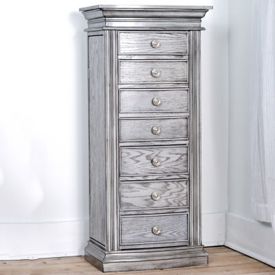 Hives & Honey "Landry" Grey Jewelry Armoire