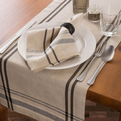 Design Imports French Stripe Table Runner