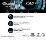 Beautyrest Black® L-Class Extra Firm - Mattress + Box Spring