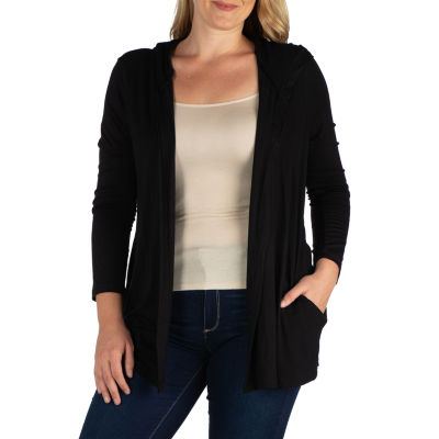 24seven Comfort Apparel Midweight Womens Plus Softshell Vest Jacket