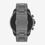 Fossil Smartwatches Gen 6 Mens Gray Stainless Steel Smart Watch Ftw4059v