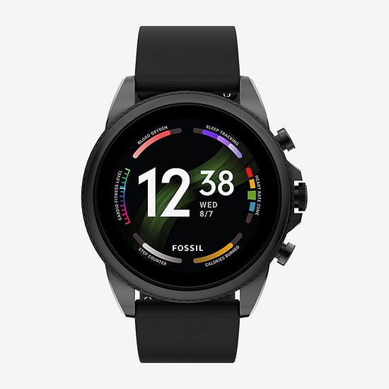 Fossil Smartwatches Gen 6 Mens Black Smart Watch Ftw4061v