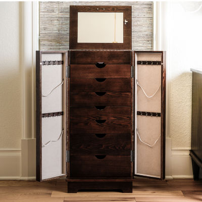 Hives And Honey Port Lockable Jewelry Armoire