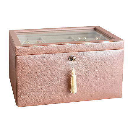 Hives And Honey Emily Lockable Jewelry Box, One Size, Pink