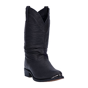 reguleren Belang Intuïtie Dan Post Mens Amsterdam Block Heel Cowboy Boots, Color: Black - JCPenney