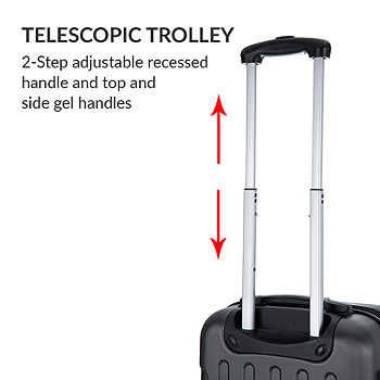 Dukap Intely Hardside Large Checked Spinner Suitcase With Integrated Digital  Weight Scale : Target