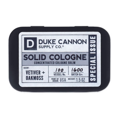 Duke Cannon Duke Cannon Solid Cologne - Bourbon Mens Bar soap, One Size, Vetiver Oak