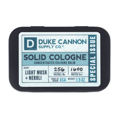 Duke Cannon Duke Cannon Solid Cologne - Bourbon Mens Bar soap, One Size, Musk Neroli