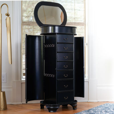 Hives And Honey Daley Black Jewelry Armoire