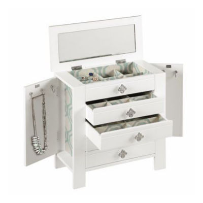 Hives And Honey Emma White Jewelry Boxes