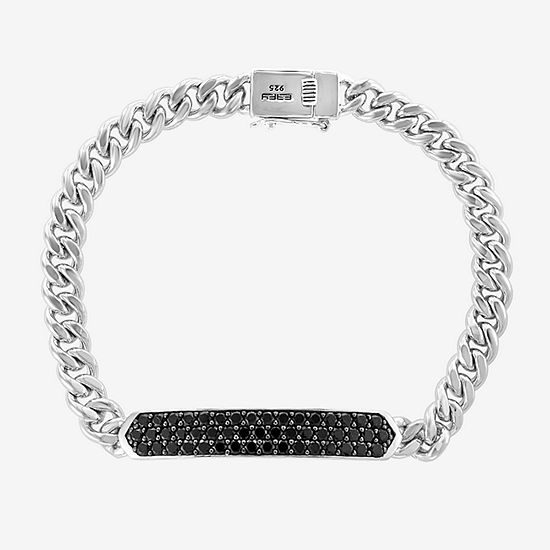 Effy  Sterling Silver 8 1/2 Inch Solid Link Id Bracelet