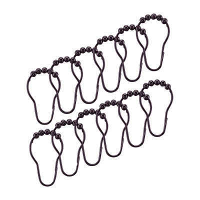 Kennedy International Shower Curtain Hooks, Color Brown JCPenney