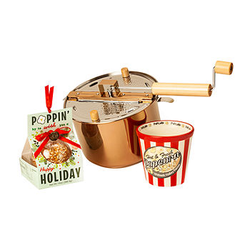 Wabash Valley Farms Copper Plated Stainless Steel Whirley Popcorn