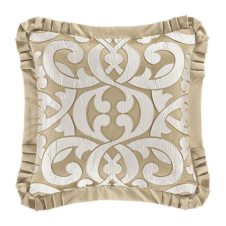 Queen Street La Grande Square Throw Pillow, One Size, Yellow