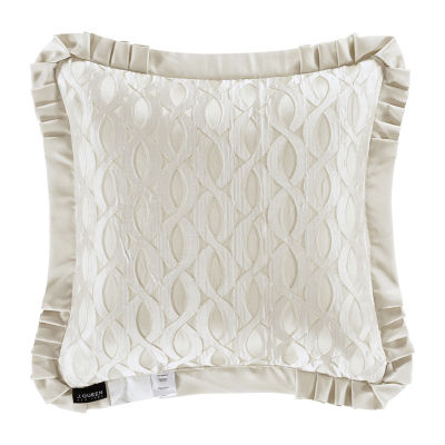 Queen Street La Grande Ivory Square Throw Pillow