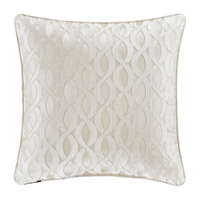 Queen Street La Grande Ivory Square Throw Pillow