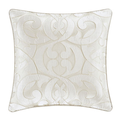 Queen Street La Grande Ivory Square Throw Pillow