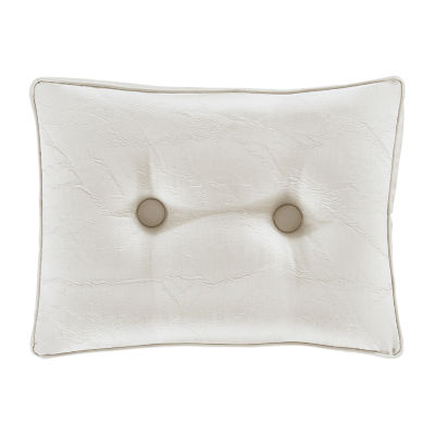 Queen Street La Grande Ivory Rectangular Throw Pillow