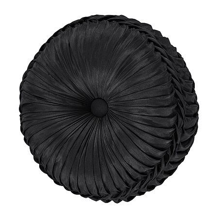 Queen Street Mandalay Round Throw Pillow, One Size, Black