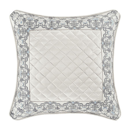 Queen Street Avelina Square Throw Pillow, One Size, Silver