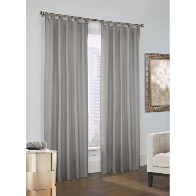 Prescott Thermalogic Energy Saving Light-Filtering Tab Top Set of 2 Curtain Panel