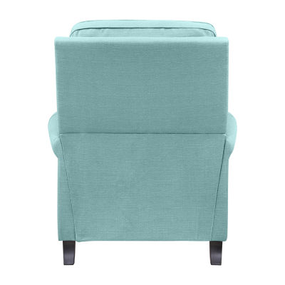 ProLounger Keaton Transitional Roll-Arm Push Back Recliner in Linen