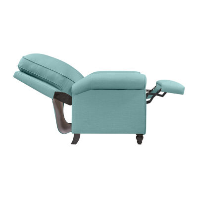 ProLounger Keaton Transitional Roll-Arm Push Back Recliner in Linen