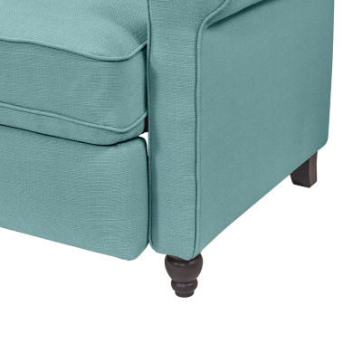 ProLounger Keaton Transitional Roll-Arm Push Back Recliner in Linen