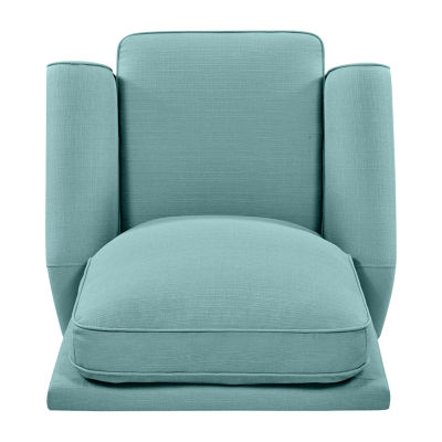 ProLounger Keaton Transitional Roll-Arm Push Back Recliner in Linen