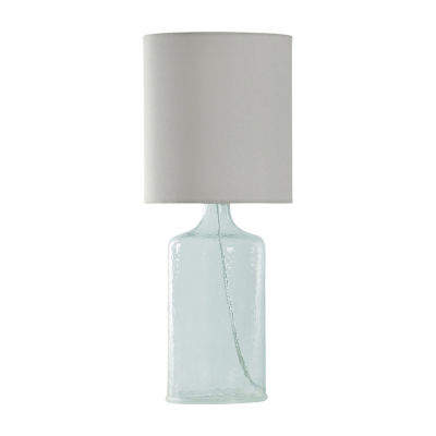 Stylecraft Clear Seeded Table Lamp