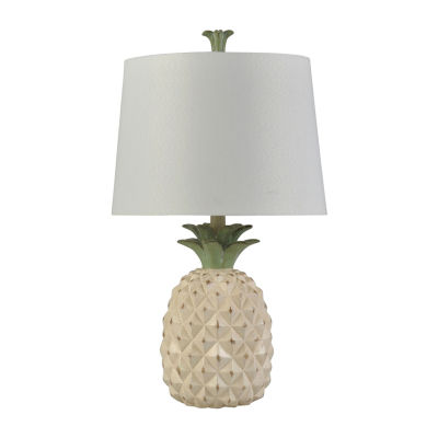 Stylecraft Sandy Cream Pineapple Coastal Table Lamp