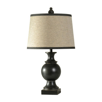 Stylecraft Noir Black Table Lamp