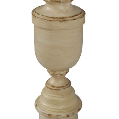 Stylecraft Bourgault Antique Beige Farmhouse Floor Lamp