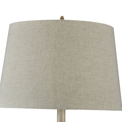 Stylecraft  Bourgault Antique Beige Farmhouse Floor Lamp